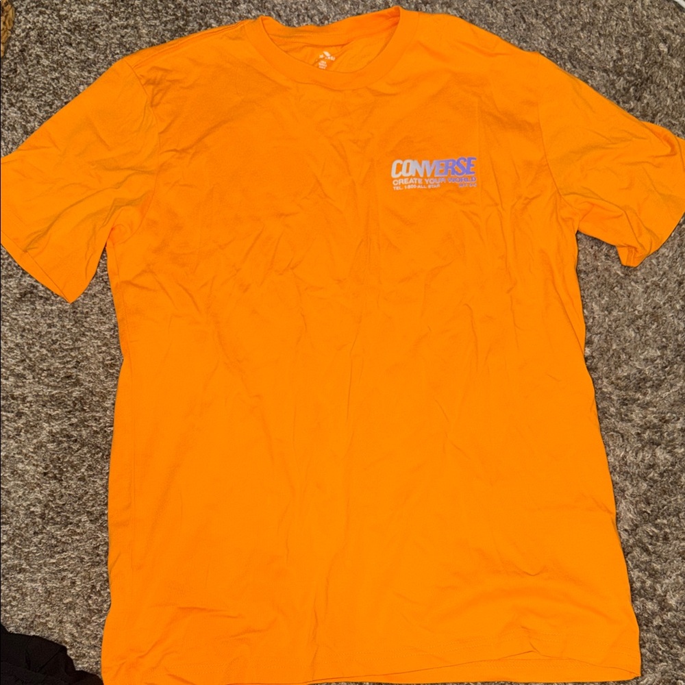 Converse Men's Vibrant Orange Tee